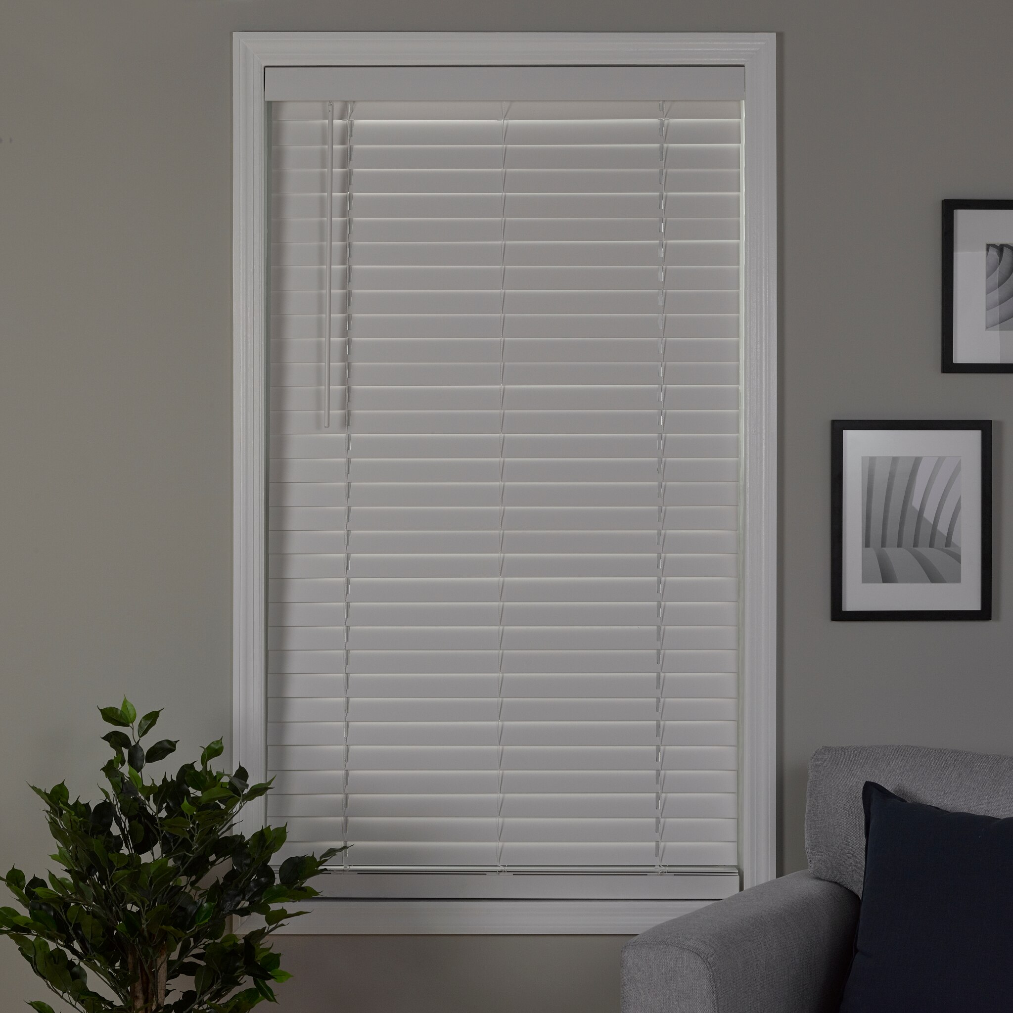 Home Decorators Collection: 2 Inch Cordless Faux Wood Blinds